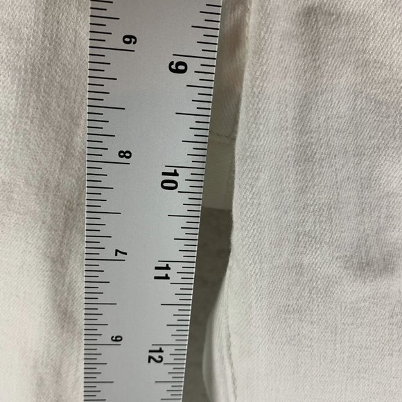 Sam Edelman The Stiletto Jeans Women's 26 White Stretch High-Rise 5-Pockets 8136 - Picture 7 of 9